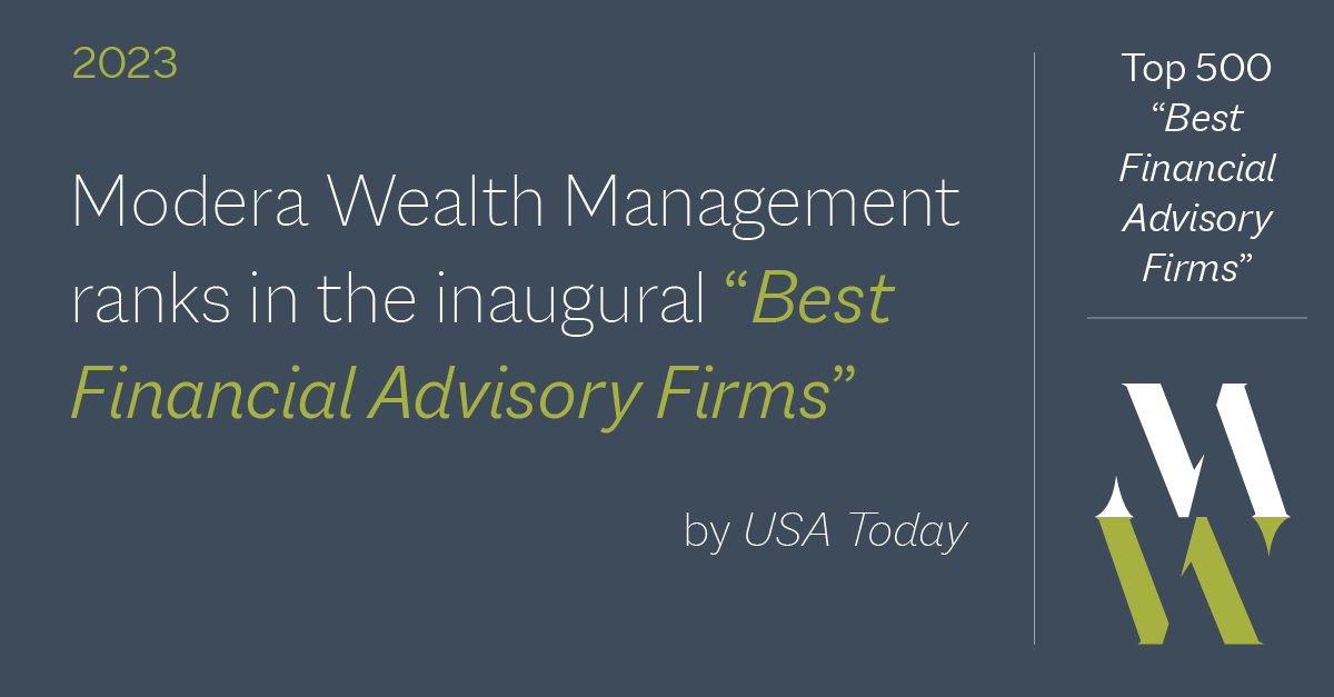 Modera Wealth Management Ranks in USA Today’s Inaugural List of “Best